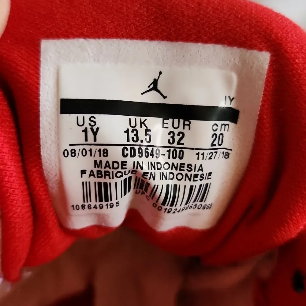 Nike Jordan Big Fund Trainer CD9649-100 1Y